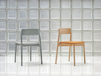 Mattiazzi SETA Chair เก้าอี้โครงไม้ ash แบบ stackable สำหรับร้านอาหาร คาเฟ่ และพื้นที่ภายในร่วมสมัย