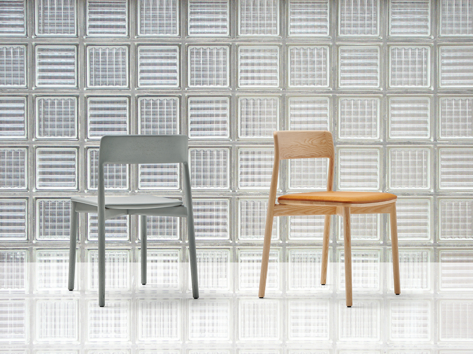 Mattiazzi SETA Chair เก้าอี้โครงไม้ ash แบบ stackable สำหรับร้านอาหาร คาเฟ่ และพื้นที่ภายในร่วมสมัย