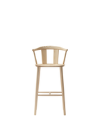 Mattiazzi STELO Counter & Bar Stool สตูลโครงไม้ ash และ beech สำหรับเคาน์เตอร์ บาร์ และคาเฟ่ร่วมสมัย
