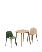 Mattiazzi MC3 OSSO Table 65 โต๊ะไม้ ash หรือ oak ทรงกลมและทรงสี่เหลี่ยม ออกแบบโดย Ronan & Erwan Bouroullec