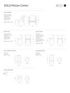 Mattiazzi MC5 SOLO Chair เก้าอี้ไม้ดีไซน์เรียบง่ายสำหรับ café และ dining spaces ออกแบบโดย Nitzan Cohen