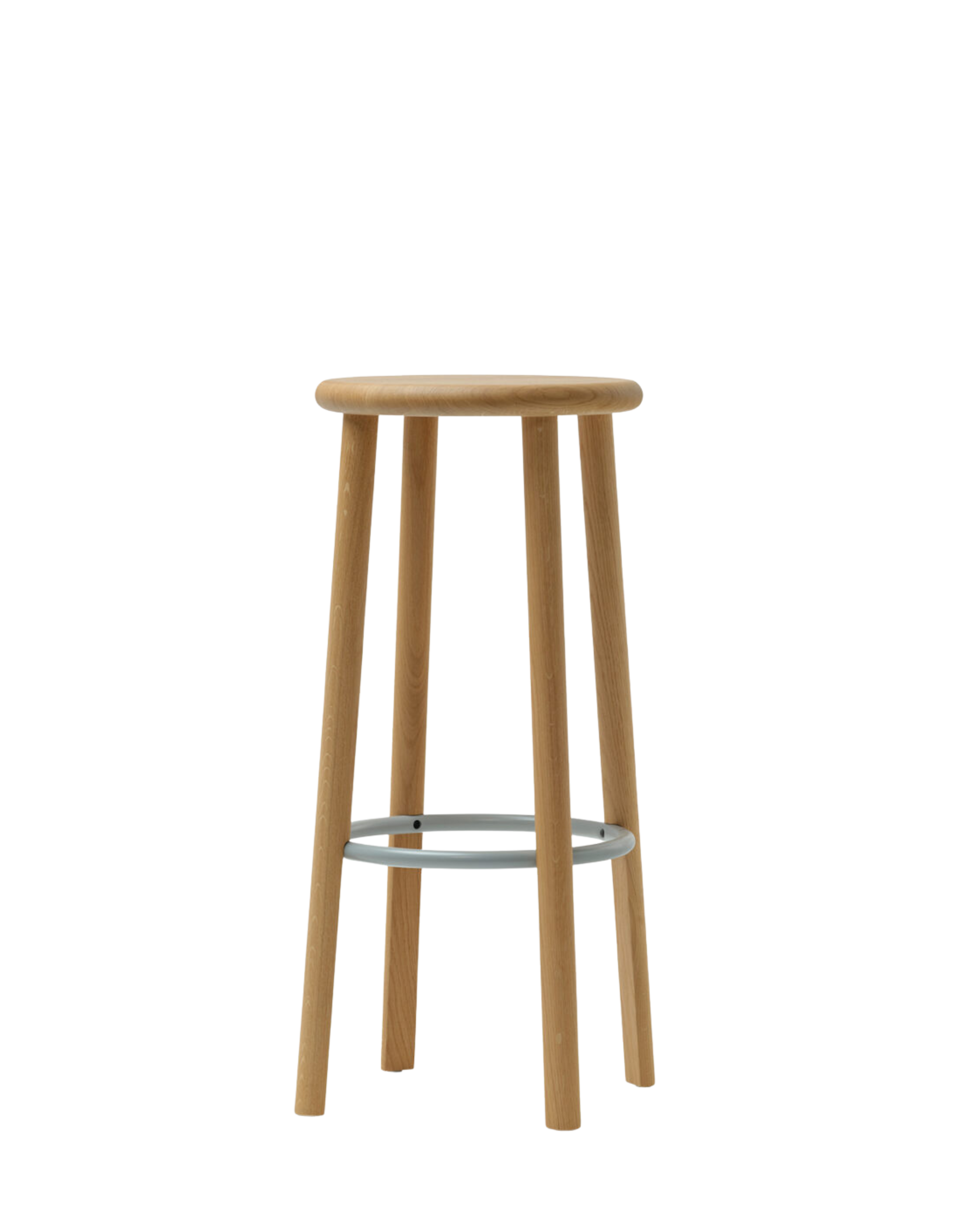 Mattiazzi MC5 SOLO Counter / Bar Stool สตูลไม้ ash หรือ oak สำหรับ counter และ bar seating ออกแบบโดย Nitzan Cohen