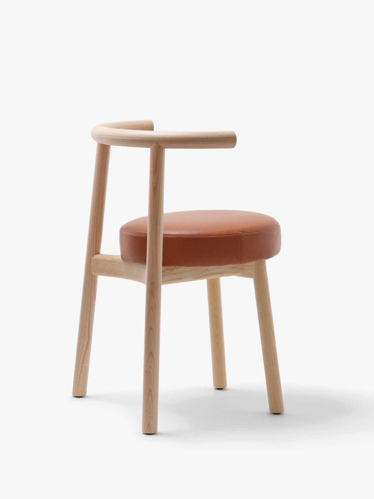 Mattiazzi MC5 SOLO Chair Soft upholstered dining chair ไม้ ash หรือ oak ออกแบบโดย Nitzan Cohen