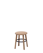 Mattiazzi MC5 SOLO Low Stool สตูลไม้ ash หรือ oak ดีไซน์เรียบง่าย ออกแบบโดย Nitzan Cohen