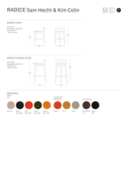 Mattiazzi MC7 RADICE Chair เก้าอี้ไม้สามขาดีไซน์เรียบง่าย ออกแบบโดย Sam Hecht & Kim Colin