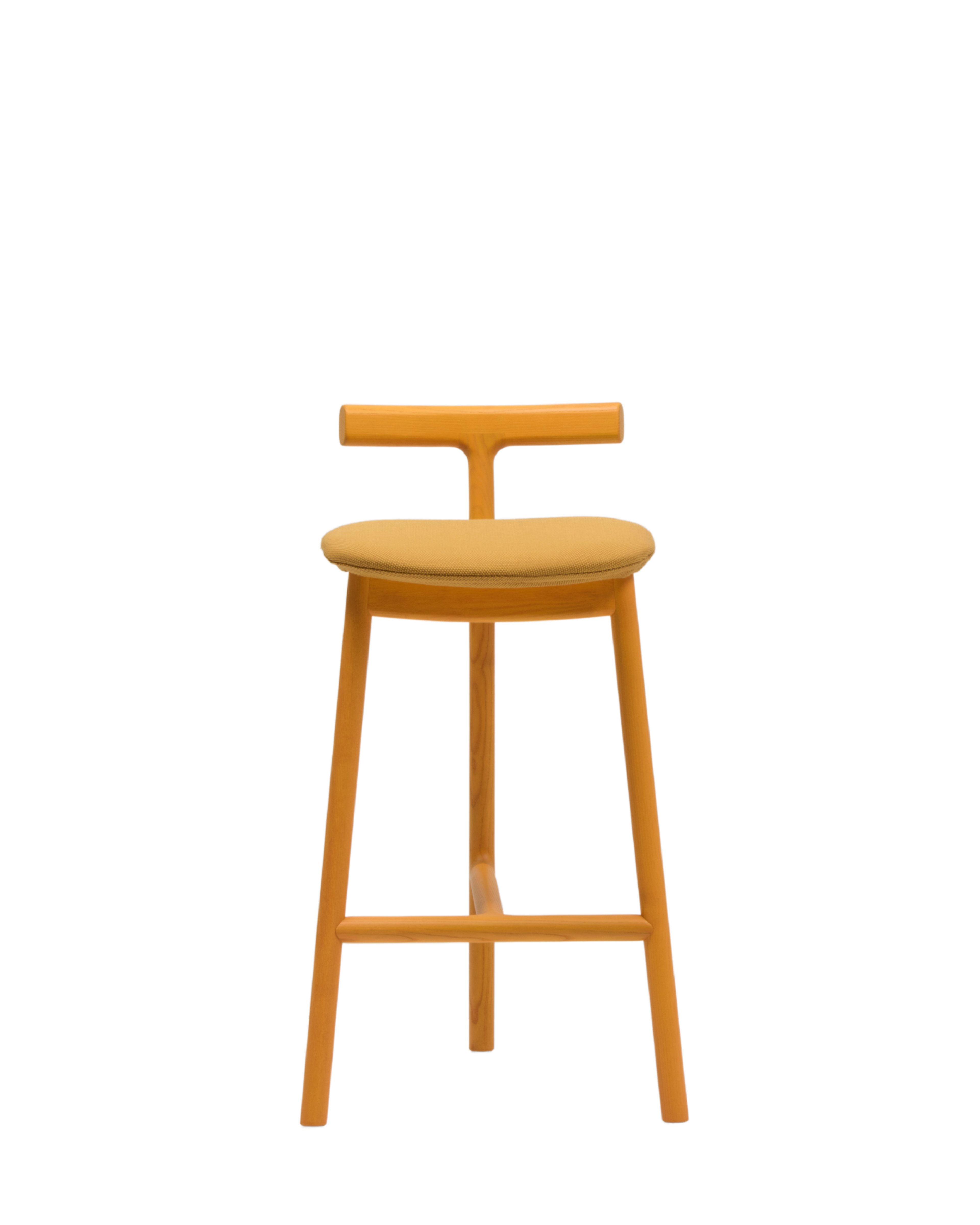 Mattiazzi MC7 RADICE Counter Stool สตูลไม้สามขาสำหรับ counter seating ออกแบบโดย Sam Hecht & Kim Colin