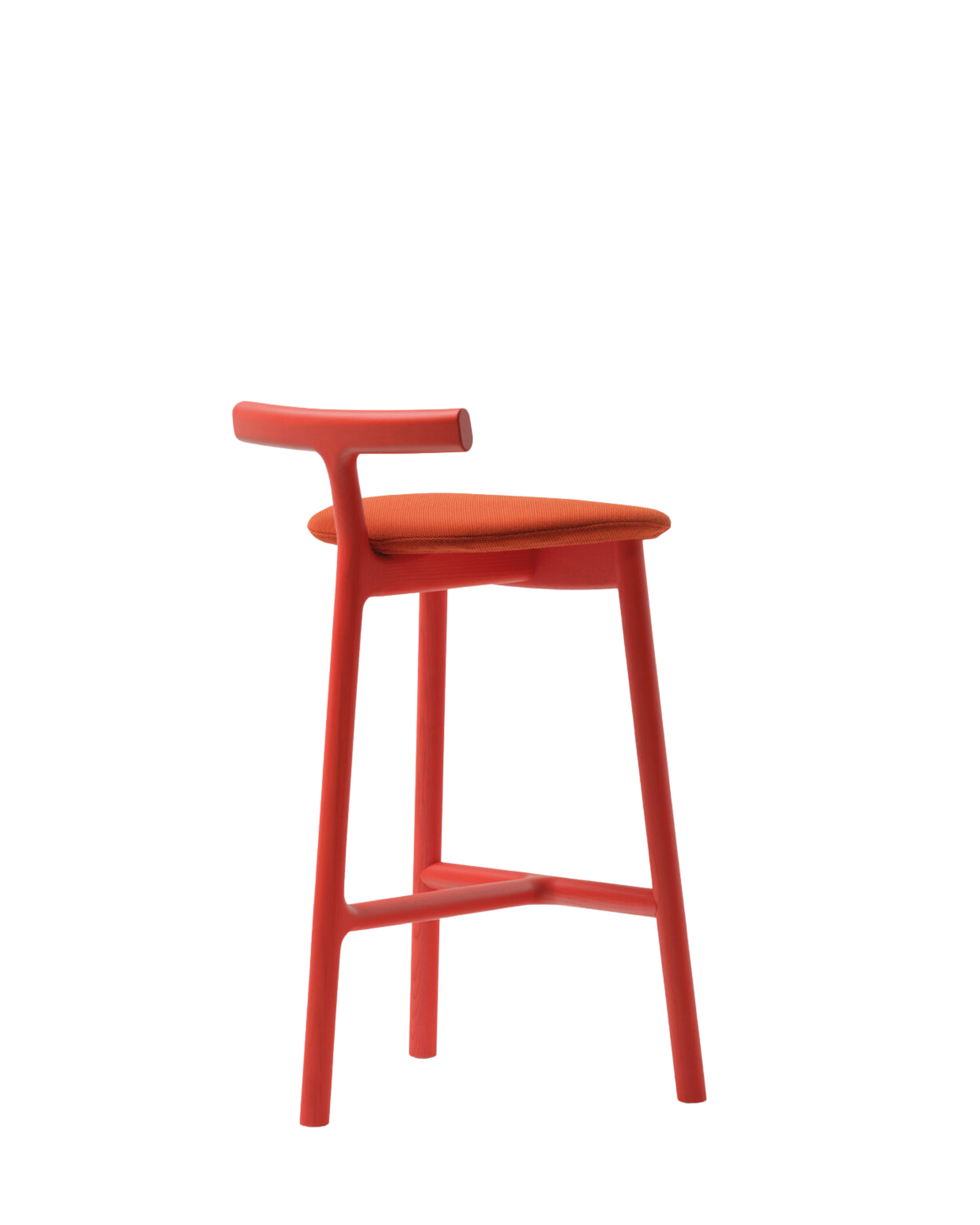 Mattiazzi MC7 RADICE Counter Stool สตูลไม้สามขาสำหรับ counter seating ออกแบบโดย Sam Hecht & Kim Colin