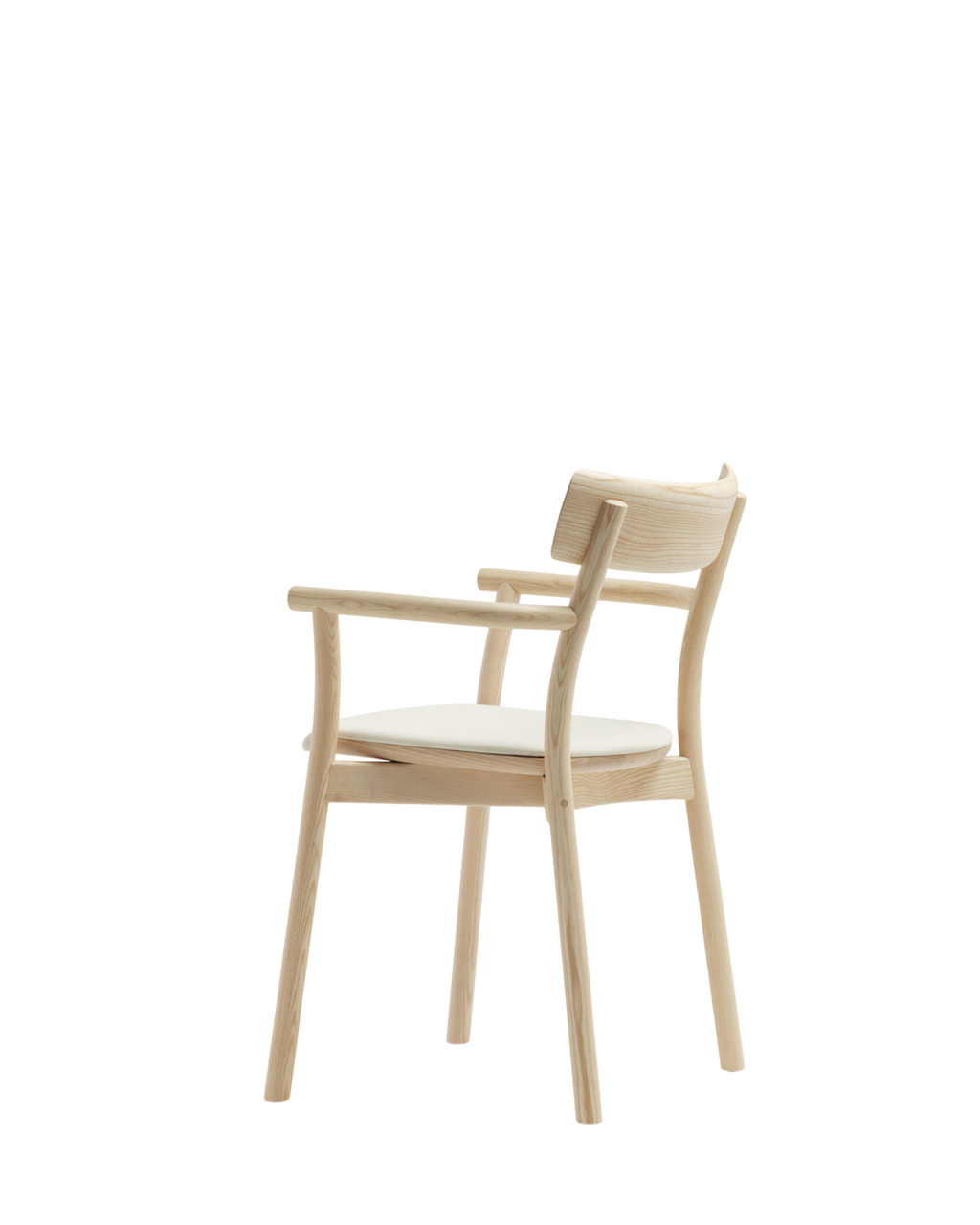 Mattiazzi MC8 CHIARO Armchair เก้าอี้ไม้พร้อม armrests ดีไซน์เรียบง่าย ออกแบบโดย Leon Ransmeier