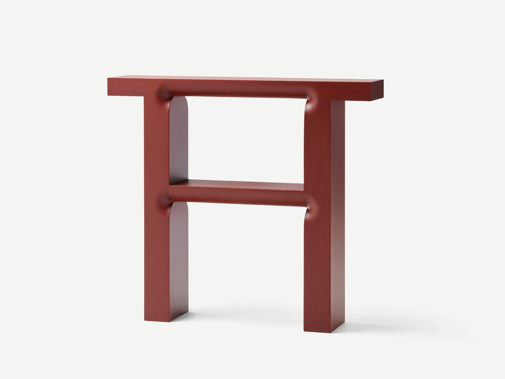 Mattiazzi OTO Two-Level Console คอนโซลโครงไม้ Okoumé แบบสองระดับสำหรับพื้นที่ภายในร่วมสมัย