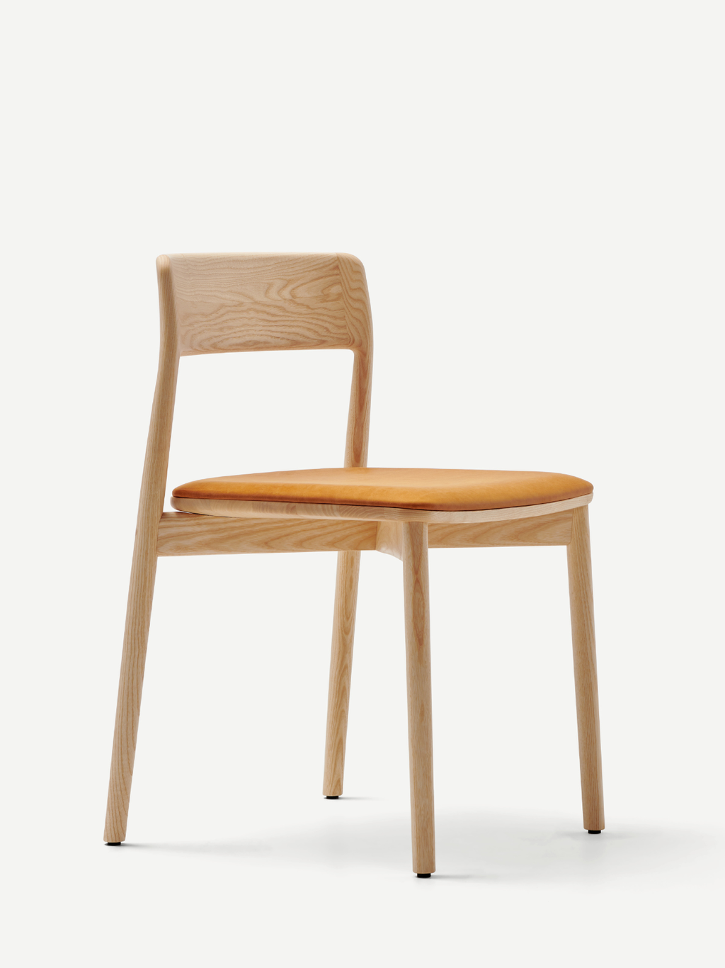 Mattiazzi SETA Chair เก้าอี้โครงไม้ ash แบบ stackable สำหรับร้านอาหาร คาเฟ่ และพื้นที่ภายในร่วมสมัย