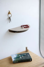 MOEBE Half Moon Shelf ชั้นวางติดผนังเหล็กทรงครึ่งวงกลม ออกแบบโดย MOEBE