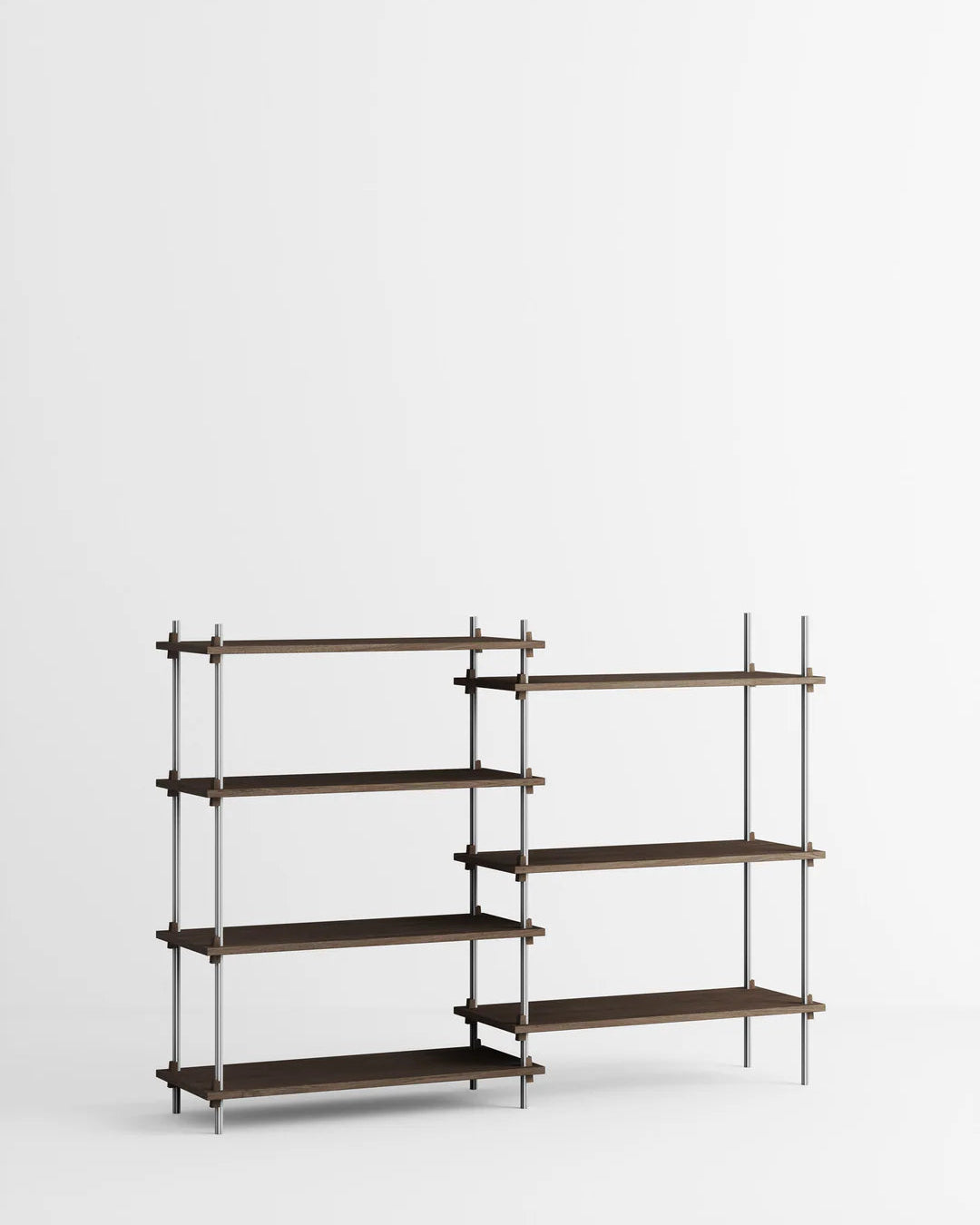 ชั้นวางของ ชั้นเก็บของ ชั้นวางตกแต่งบ้าน ชั้นจัดแสดงของสะสม ชั้นจัดระเบียบ และชั้นโชว์ของจาก MOEBE ดีไซน์เรียบง่ายแบบสแกนดิเนเวีย ปรับเปลี่ยนได้ตามพื้นที่และการใช้งาน ผลิตจากไม้โอ๊กแท้และเหล็กเคลือบสีพาวเดอร์ สะท้อนแนวคิดของ Old Pine Trees เรื่องความงามที่ใช้งานได้จริงและอยู่กับเราได้นาน