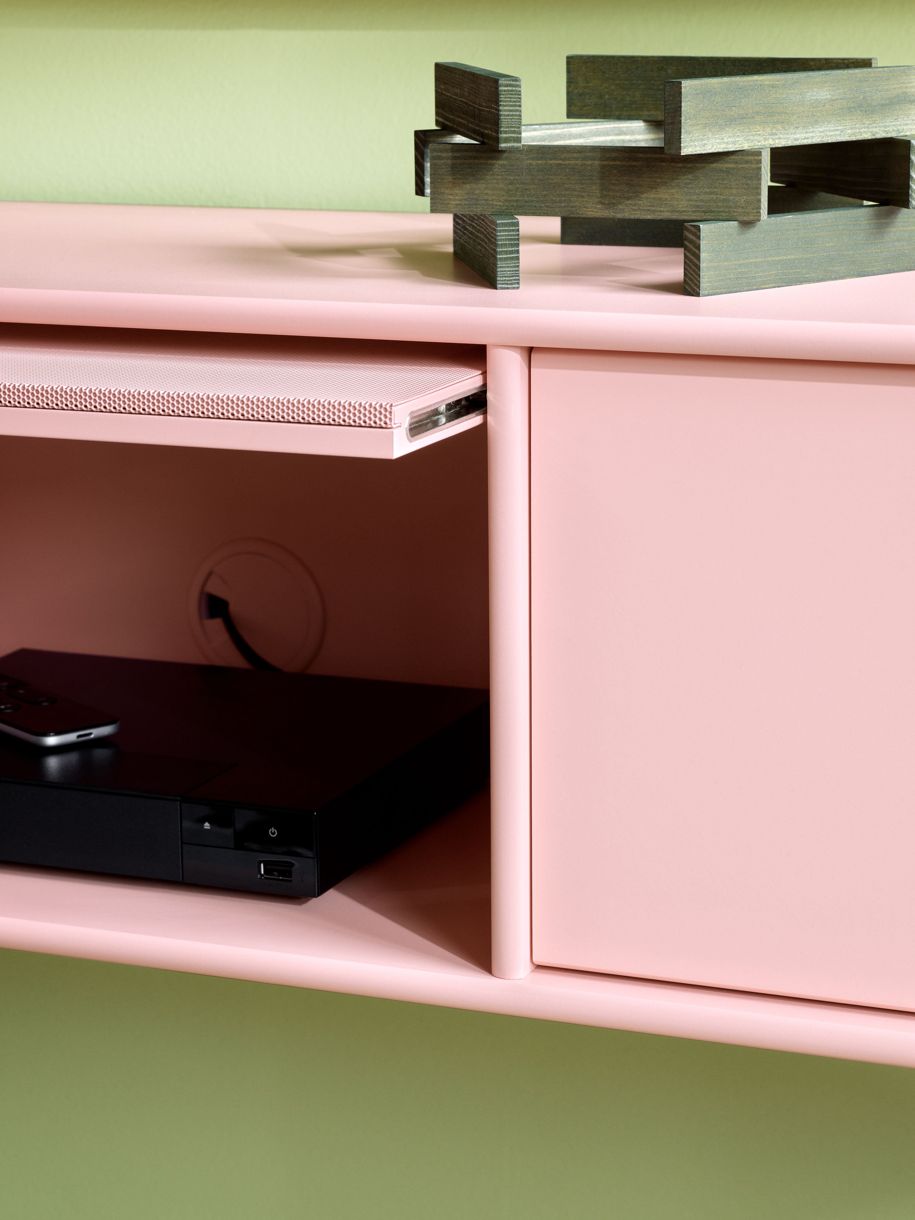 Montana TV Cabinet & Vinyl Storage