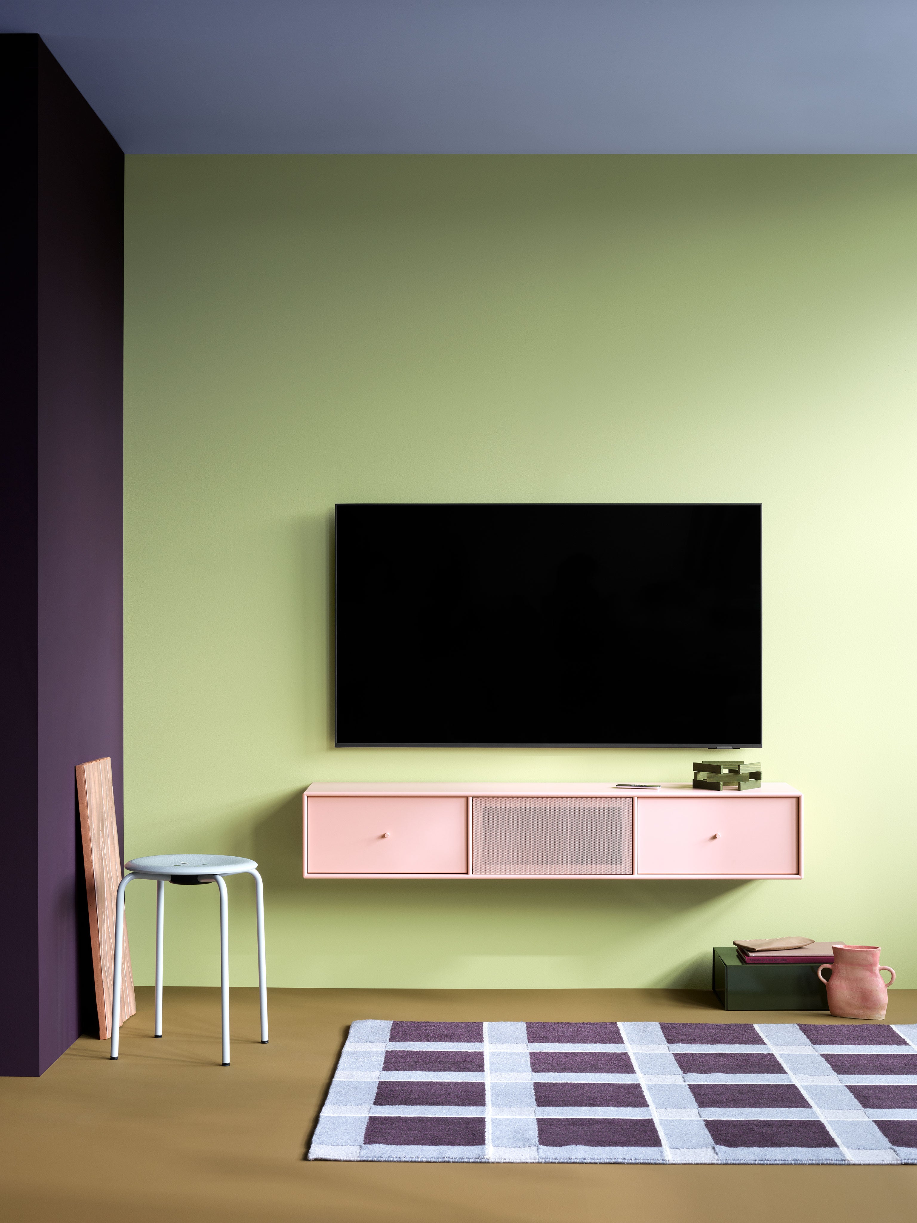 Montana TV Cabinet & Vinyl Storage