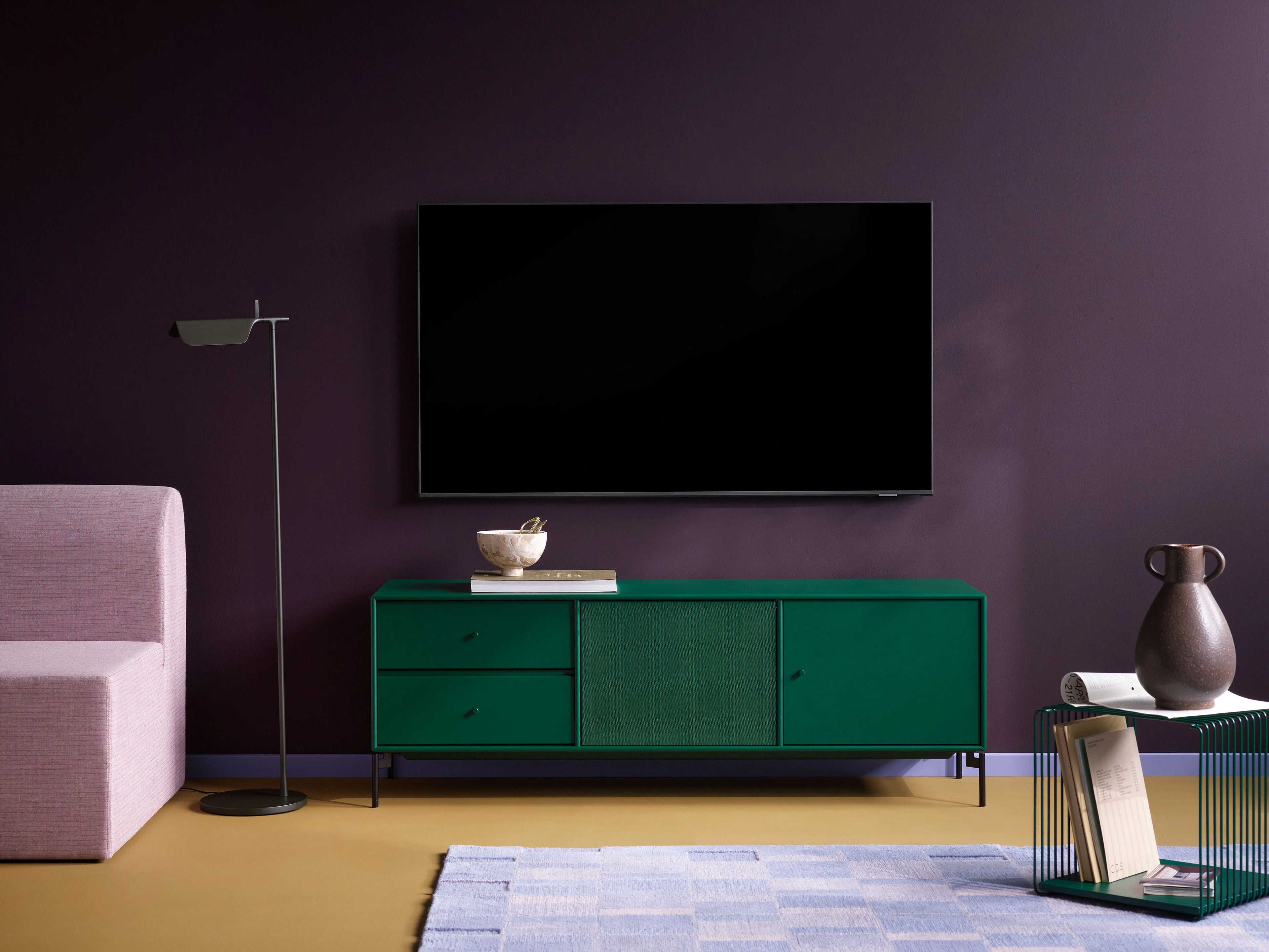 Montana TV Cabinet & Vinyl Storage