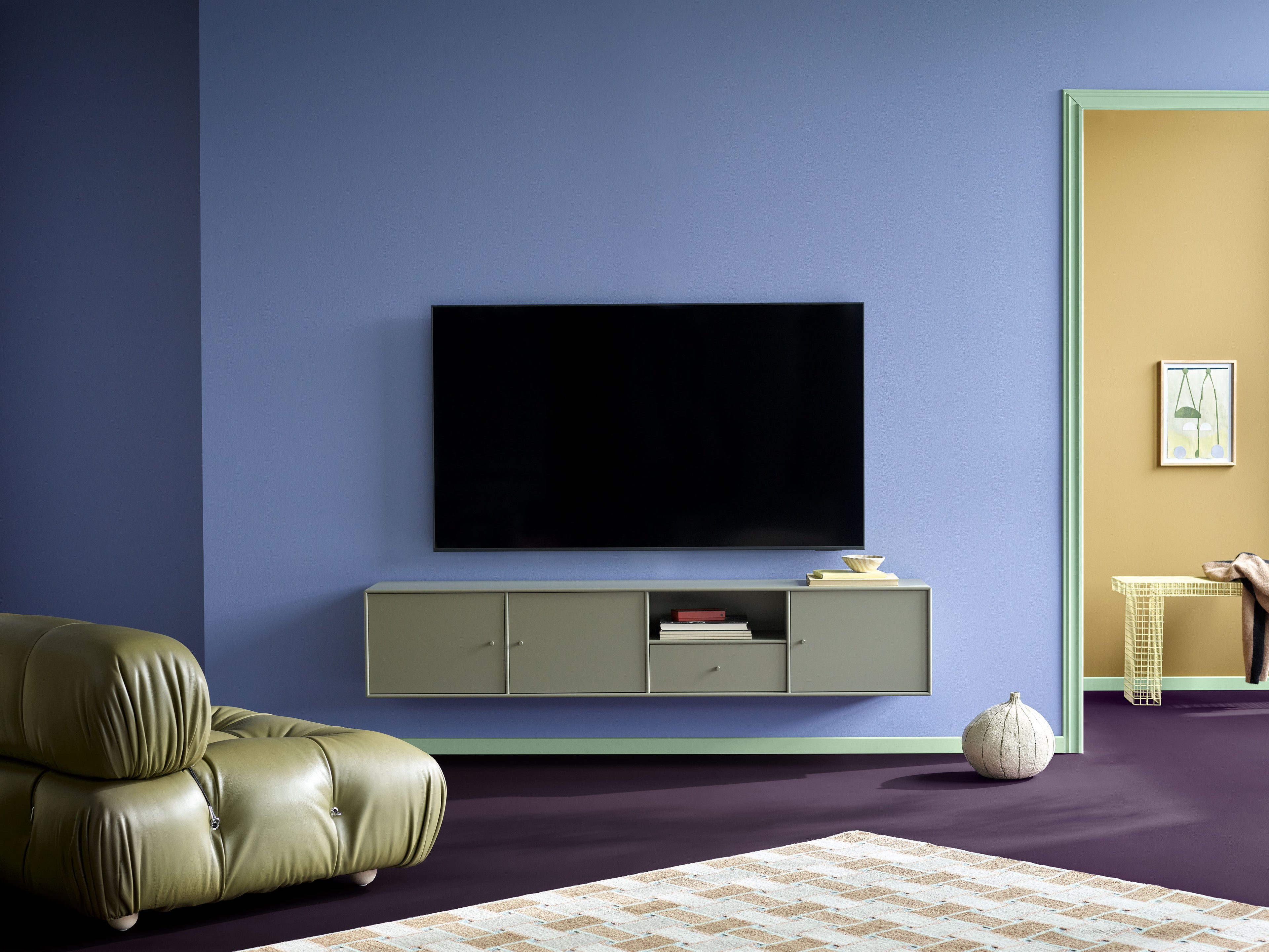 Montana TV Cabinet & Vinyl Storage