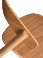 Made by Choice NUDE Dining Chair เก้าอี้ oak และ birch plywood แบบ stackable ออกแบบโดย Harri Koskinen