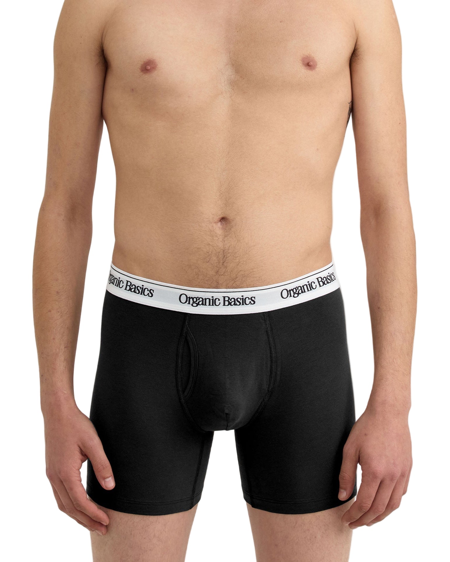 กางเกงบ็อกเซอร์บรีฟ 3 ชิ้น สีดำ Organic Basics ผ้าฝ้ายออร์แกนิก จำหน่ายโดย Old Pine Trees