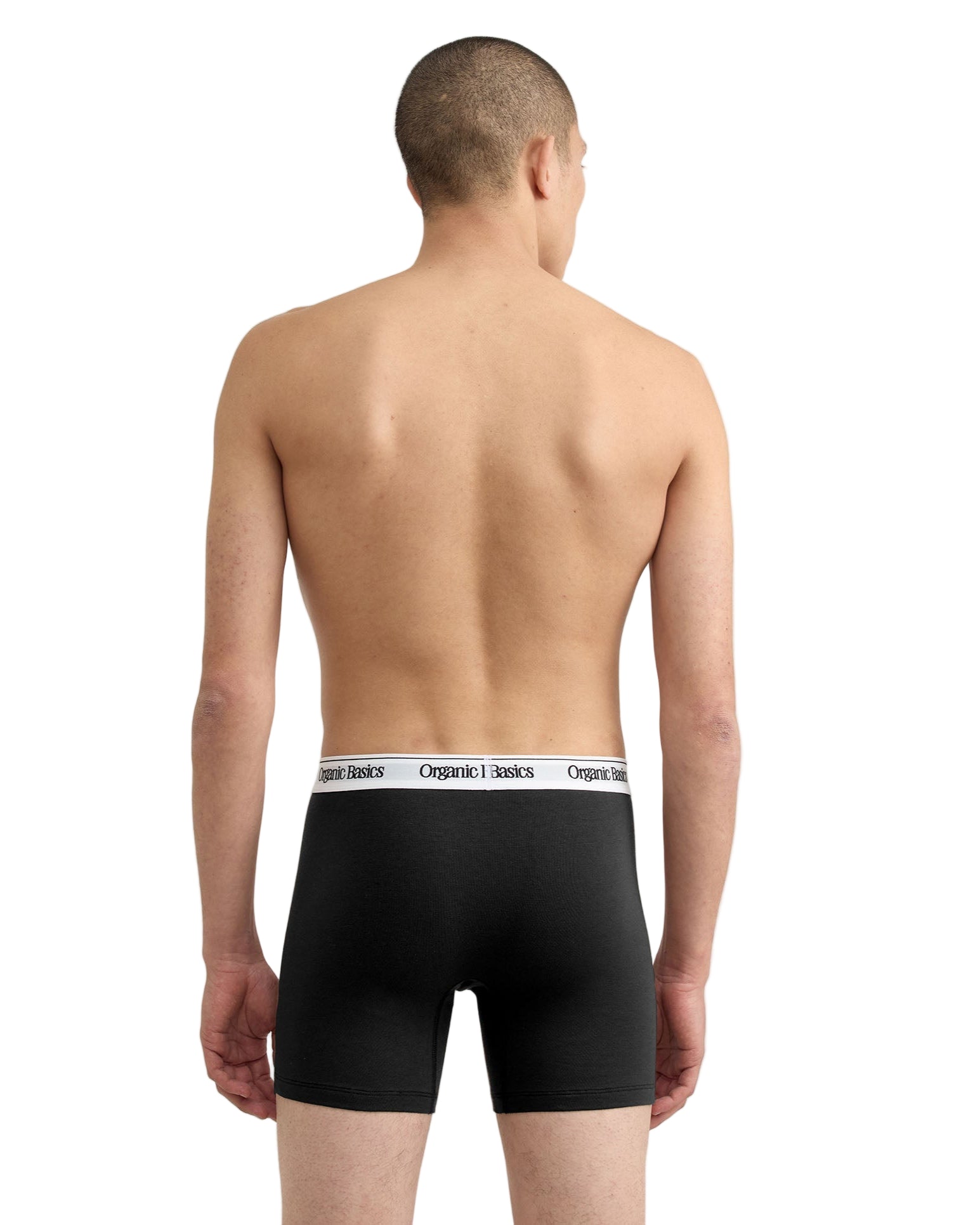 กางเกงบ็อกเซอร์บรีฟ 3 ชิ้น สีดำ Organic Basics ผ้าฝ้ายออร์แกนิก จำหน่ายโดย Old Pine Trees