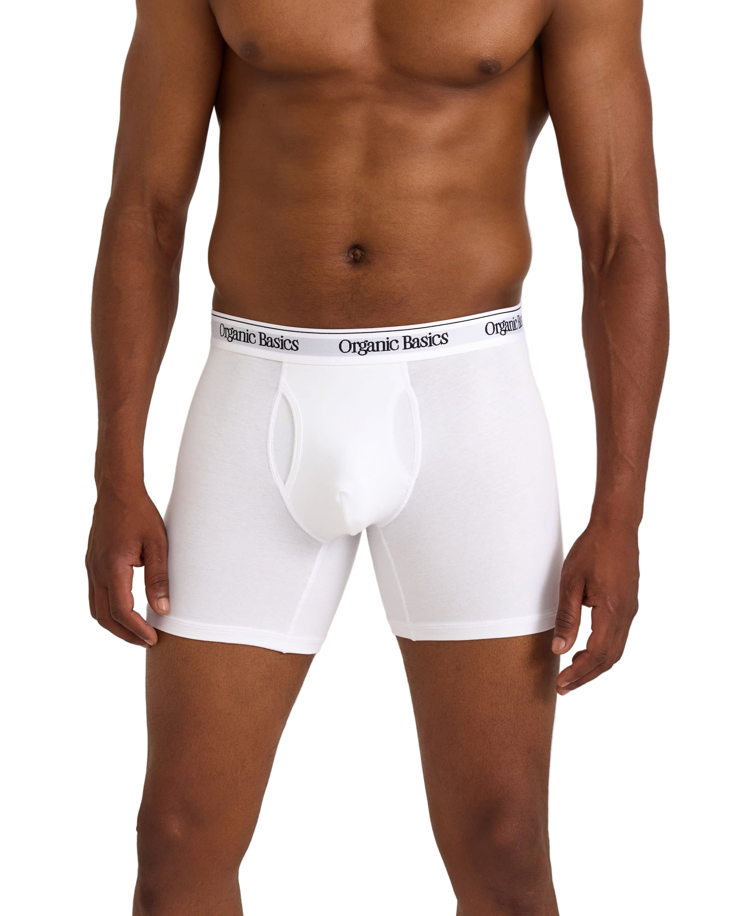 กางเกงบ็อกเซอร์บรีฟ 3 ชิ้น สีขาว Organic Basics ผ้าฝ้ายออร์แกนิก จำหน่ายโดย Old Pine Trees