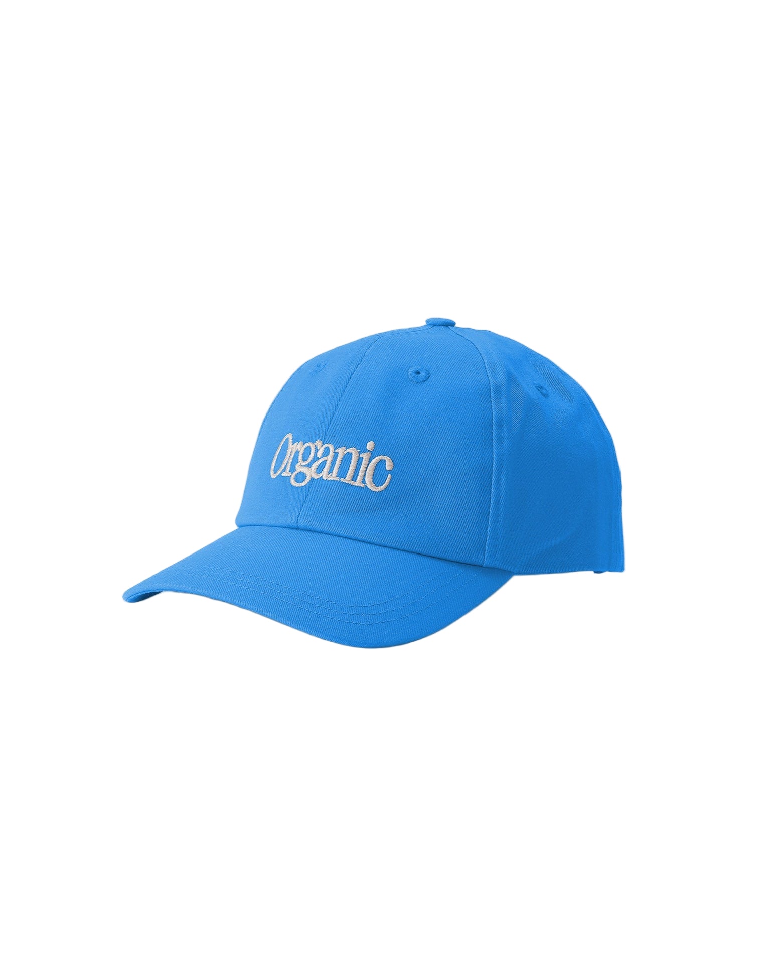 หมวกเบสบอล Core Casual Cap สี Azure Blue จาก Organic Basics ทำจากผ้าฝ้ายออร์แกนิก 100% จำหน่ายโดย Old Pine Trees
