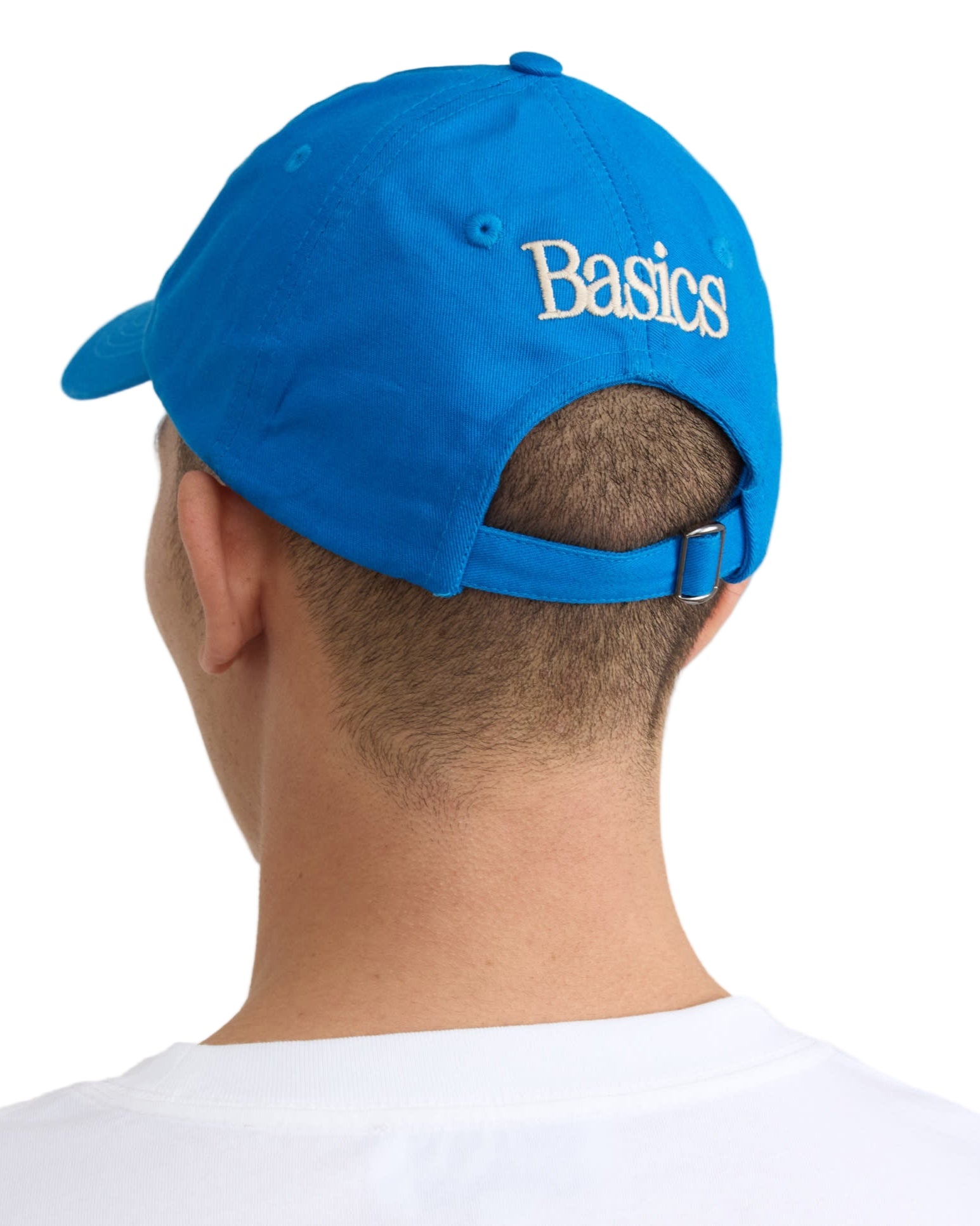 หมวกเบสบอล Core Casual Cap สี Azure Blue จาก Organic Basics ทำจากผ้าฝ้ายออร์แกนิก 100% จำหน่ายโดย Old Pine Trees