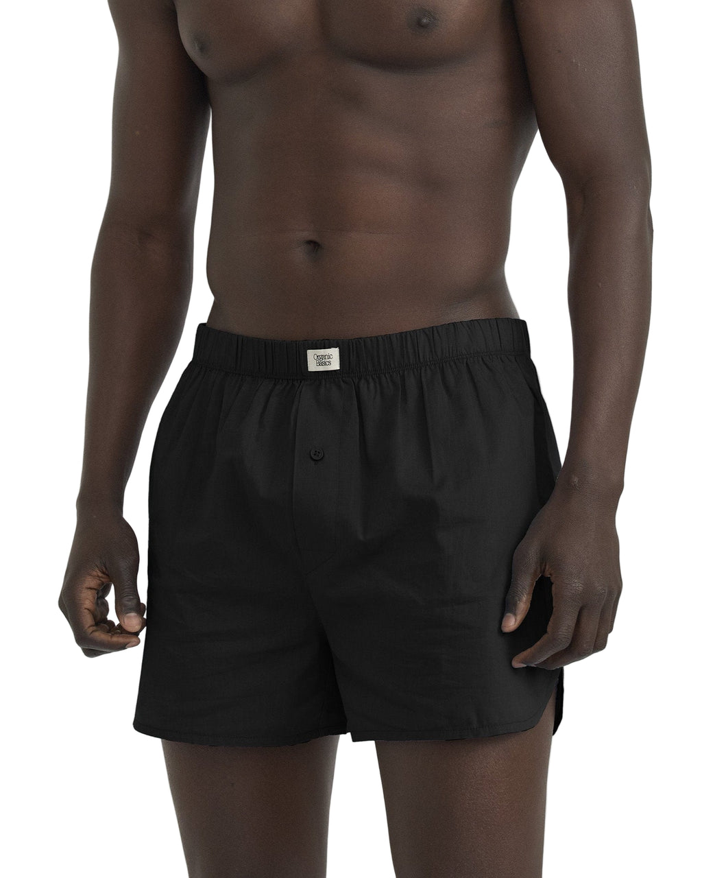 ชุดบ็อกเซอร์ 2 ชิ้น เนื้อผ้านุ่ม โปร่งสบาย ระบายอากาศได้ดี ดีไซน์ทรงคลาสสิกที่รีดีไซน์ใหม่พร้อมโลโก้ Organic Basics โดดเด่น ผลิตจากผ้าฝ้ายออร์แกนิก 95% ผสมอีลาสเทนเพื่อความทนทาน ยืดหยุ่น และใส่สบาย