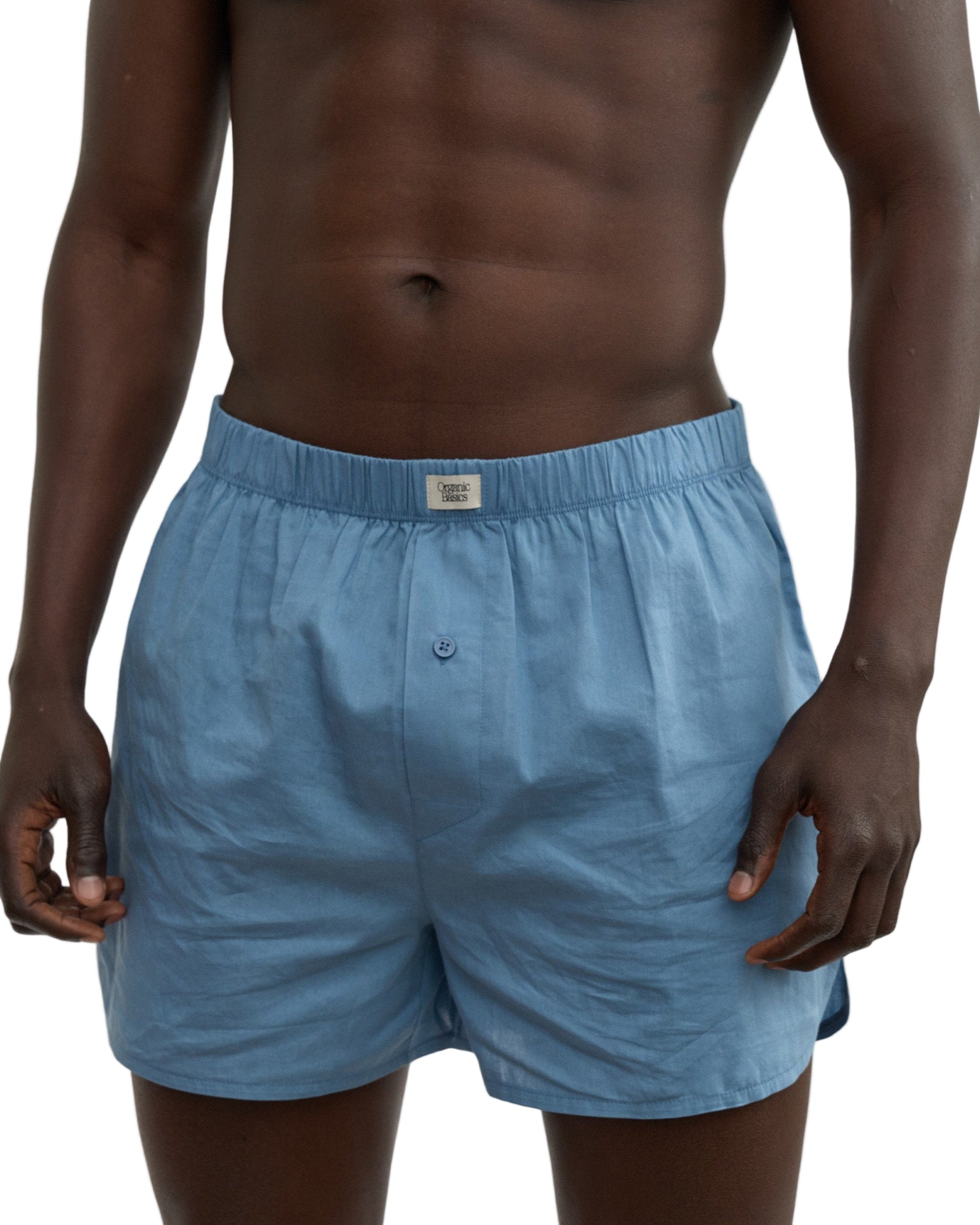 ชุดบ็อกเซอร์ 2 ชิ้น เนื้อผ้านุ่ม โปร่งสบาย ระบายอากาศได้ดี ดีไซน์ทรงคลาสสิกที่รีดีไซน์ใหม่พร้อมโลโก้ Organic Basics โดดเด่น ผลิตจากผ้าฝ้ายออร์แกนิก 95% ผสมอีลาสเทนเพื่อความทนทาน ยืดหยุ่น และใส่สบาย