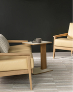 Overhang Rectangular Table โต๊ะข้างดีไซน์มินิมอลโครงสร้าง cantilever จาก Case Furniture ออกแบบโดย Terence Woodgate 