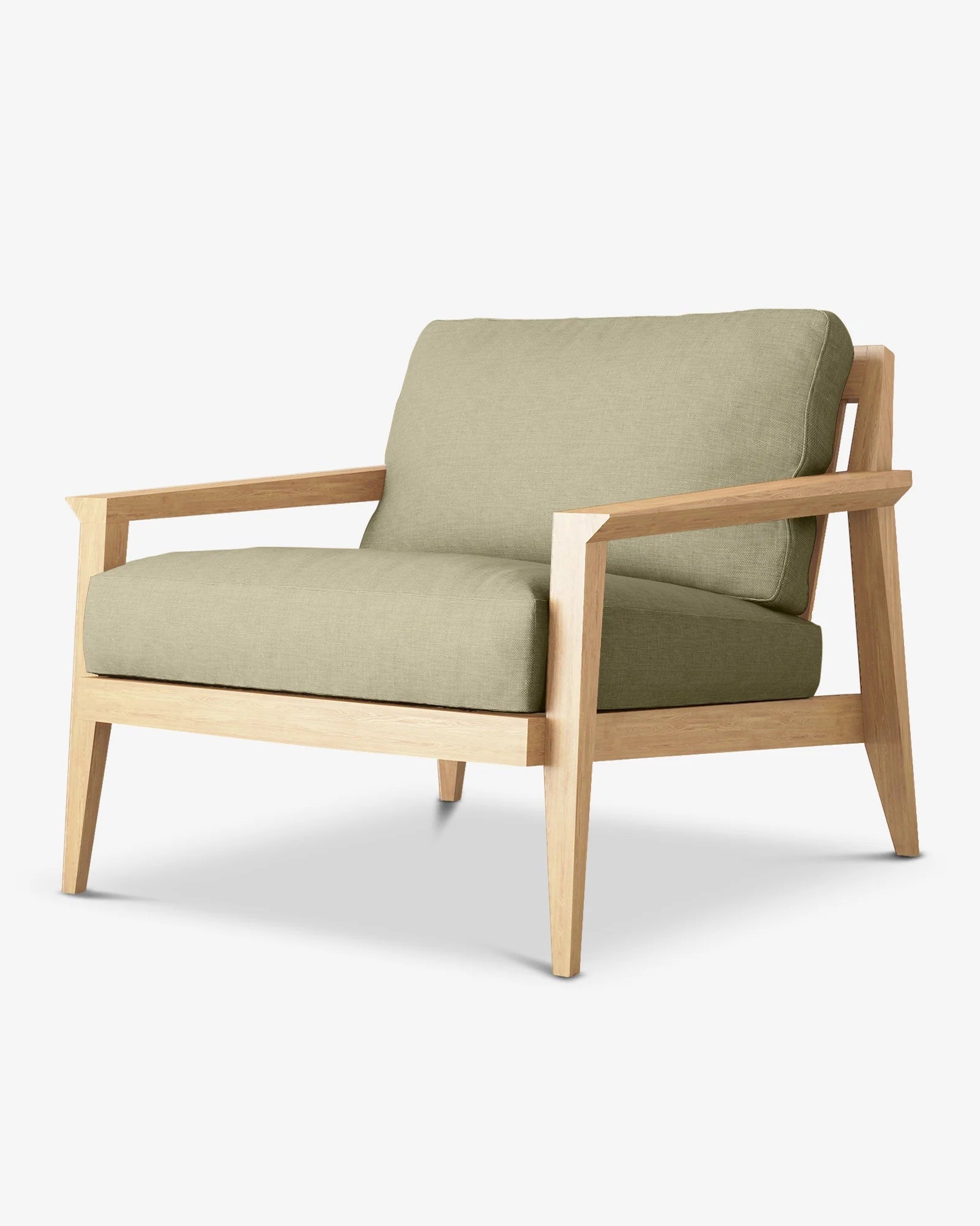 Case Furniture Stanley Armchair เก้าอี้อาร์มแชร์เฟรมไม้แท้ ดีไซน์เส้นสายแบบมิดเซนจูรี เบาะบุผ้าหรือหนังทรงเหลี่ยมนุ่ม รองรับสรีระ แขนเตี้ยทรงเรียบ โครงไม้โอ๊คหรือสีดำ ขาเรียวเอียงเล็กน้อย ให้ลุคอบอุ่นและร่วมสมัย