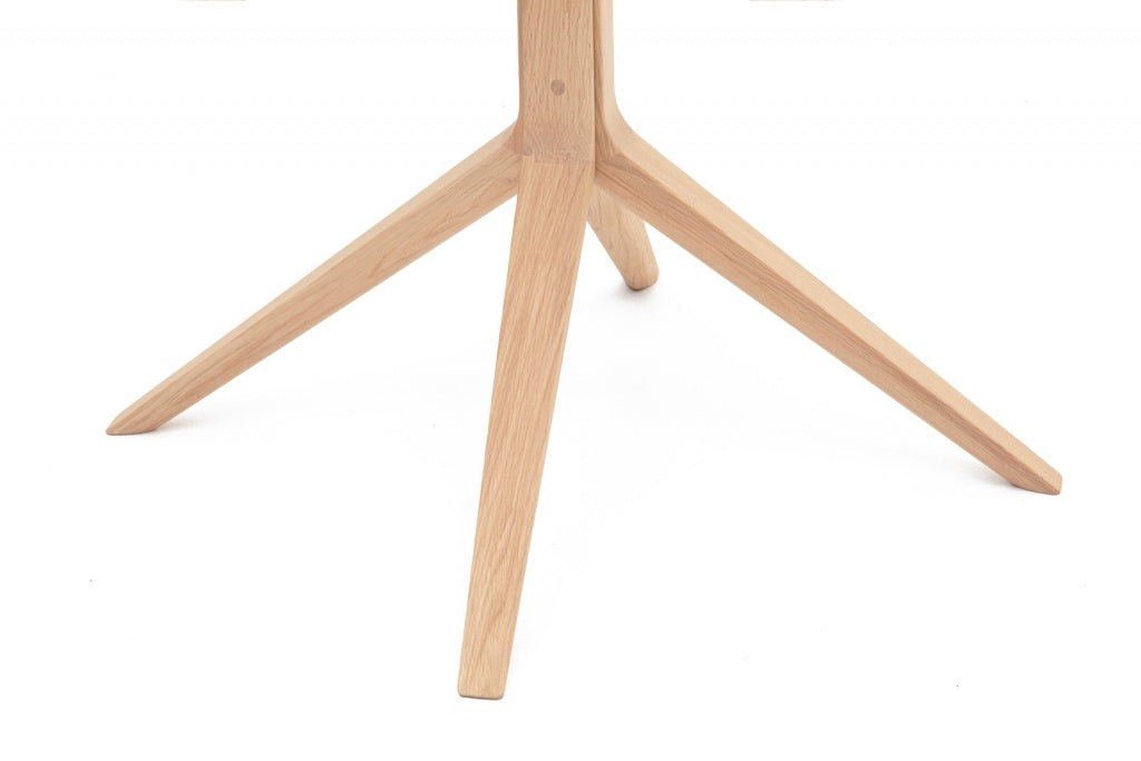 Karimoku New Standard Scout Bistro Bar Table โต๊ะบาร์ไม้โอ๊คขากลางดีไซน์มินิมอล ออกแบบโดย Christian Haas