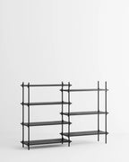 ชั้นวางของ ชั้นเก็บของ ชั้นวางตกแต่งบ้าน ชั้นจัดแสดงของสะสม ชั้นจัดระเบียบ และชั้นโชว์ของจาก MOEBE ดีไซน์เรียบง่ายแบบสแกนดิเนเวีย ปรับเปลี่ยนได้ตามพื้นที่และการใช้งาน ผลิตจากไม้โอ๊กแท้และเหล็กเคลือบสีพาวเดอร์ สะท้อนแนวคิดของ Old Pine Trees เรื่องความงามที่ใช้งานได้จริงและอยู่กับเราได้นาน