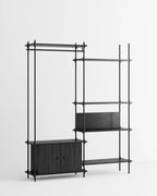 ราวแขวนผ้า MOEBE แบบโมดูลาร์ ทำจากไม้โอ๊กสไตล์สแกนดิเนเวียน นำเข้าโดย Old Pine Trees ปรับแต่งได้ไม่สิ้นสุด เพิ่มชิ้นส่วนหรือปรับรูปแบบได้ตามต้องการ โครงสร้างแบบคอมโพเนนต์ แข็งแรง ใช้งานได้นาน เหมาะสำหรับการจัดเก็บเสื้อผ้าและตกแต่งบ้านในสไตล์สแกนดิเนเวียนอย่างเป็นระเบียบ