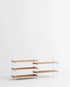 ชั้นวางของจาก MOEBE ดีไซน์เรียบง่ายแบบสแกนดิเนเวีย
ปรับเปลี่ยนได้ตามพื้นที่และการใช้งาน ผลิตจากไม้โอ๊กแท้และเหล็กเคลือบสีพาวเดอร์
สะท้อนแนวคิดของ Old Pine Trees เรื่องความงามที่ใช้งานได้จริงและอยู่กับเราได้นาน