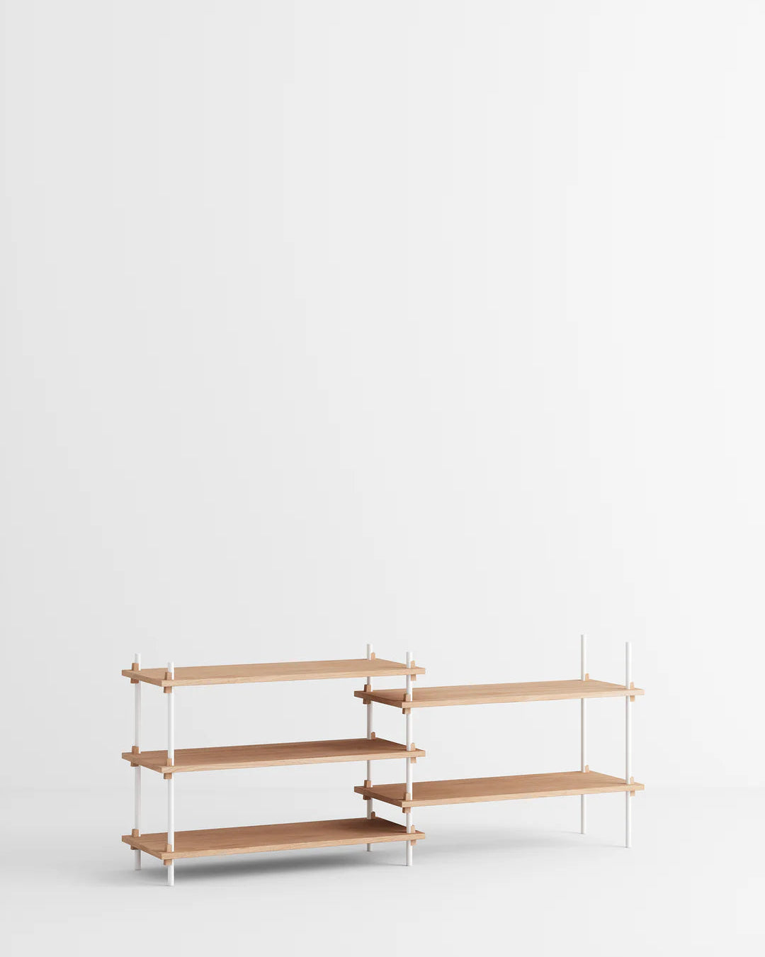 ชั้นวางของจาก MOEBE ดีไซน์เรียบง่ายแบบสแกนดิเนเวีย
ปรับเปลี่ยนได้ตามพื้นที่และการใช้งาน ผลิตจากไม้โอ๊กแท้และเหล็กเคลือบสีพาวเดอร์
สะท้อนแนวคิดของ Old Pine Trees เรื่องความงามที่ใช้งานได้จริงและอยู่กับเราได้นาน