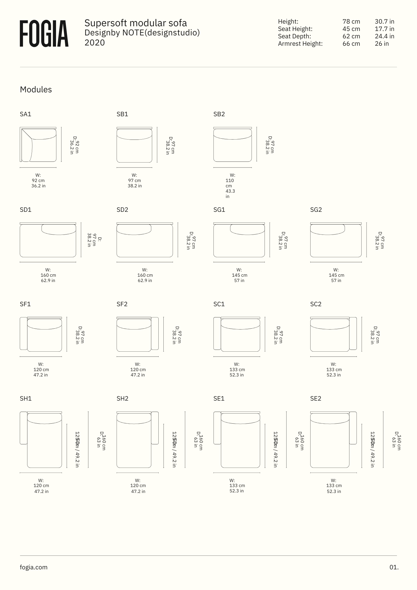 Supersoft Modular Sofa