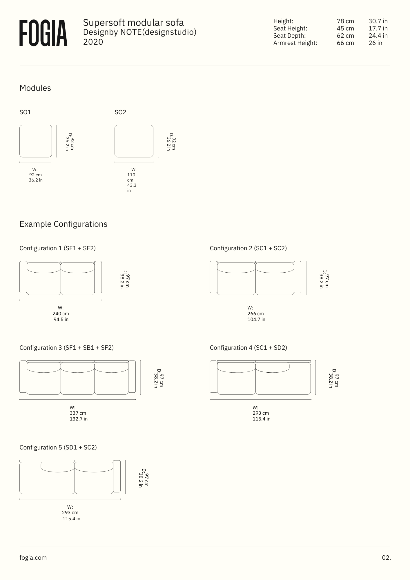 Supersoft Modular Sofa