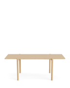 MAKE nordic THY Rectangular Dining Table โต๊ะรับประทานอาหารหน้าโต๊ะลิโนเลียมโครงไม้โอ๊คดีไซน์สแกนดิเนเวียน ออกแบบโดย Esben Pilgaard Jørgensen
