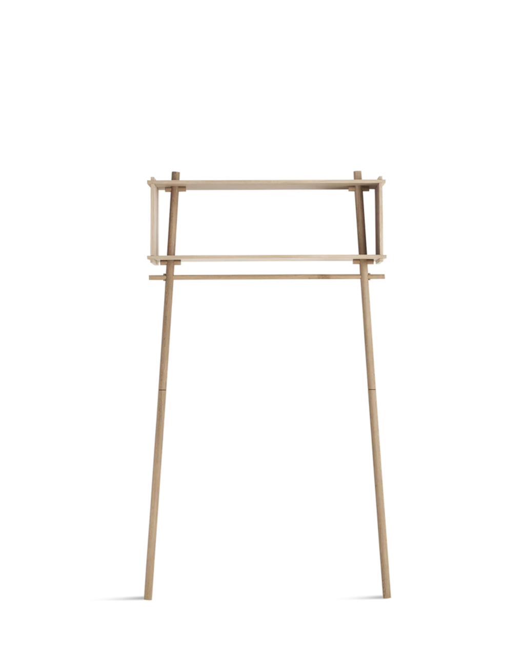 Töjbox Wardrobe ตู้แขวนเสื้อผ้าไม้ oak พร้อมกล่องเก็บของด้านบน ออกแบบโดย Michael Daae Studio