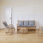 Sika Design Tulip Sofa โซฟาหวาย พร้อมเบาะผ้า
