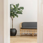 Sika Design Swing Sofa โซฟาหวาย พร้อมเบาะผ้า